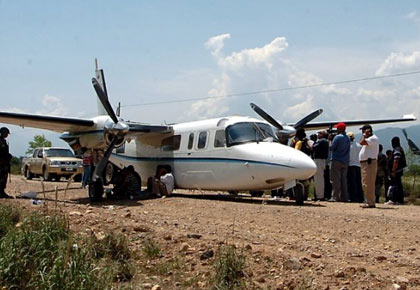 Knarkflygplan i Honduras.